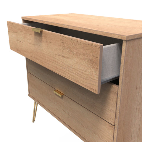 Hong Kong (Black Legs) 3 Drawer Chest
