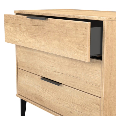 Hong Kong (Black Legs) 3 Drawer Chest