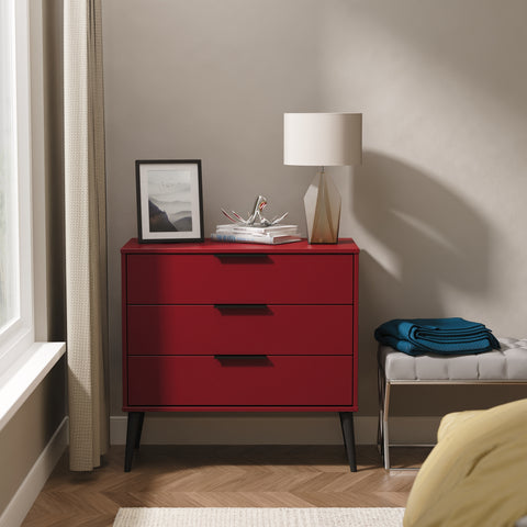 Hong Kong (Black Legs) 3 Drawer Chest