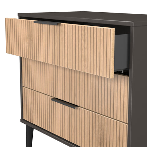 Hong Kong (Black Legs) 3 Drawer Chest