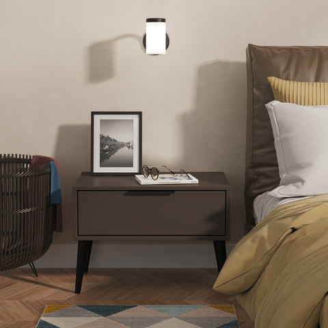 Hong Kong (Black Legs) 1 Drawer Midi Chest with Legs