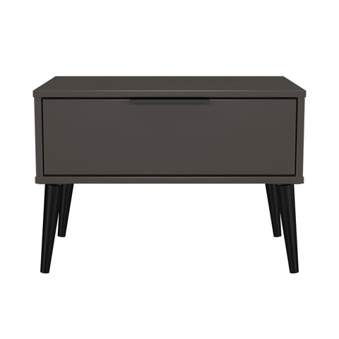 Hong Kong (Black Legs) 1 Drawer Midi Chest with Legs