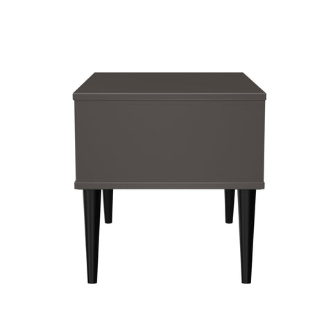 Hong Kong (Black Legs) 1 Drawer Midi Chest with Legs