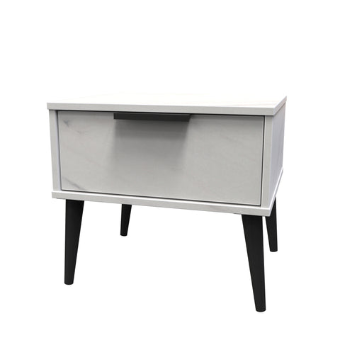 Hong Kong (Black Legs) 1 Drawer Midi Chest with Legs