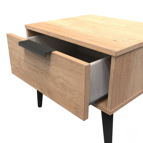 Hong Kong (Black Legs) 1 Drawer Midi Chest with Legs
