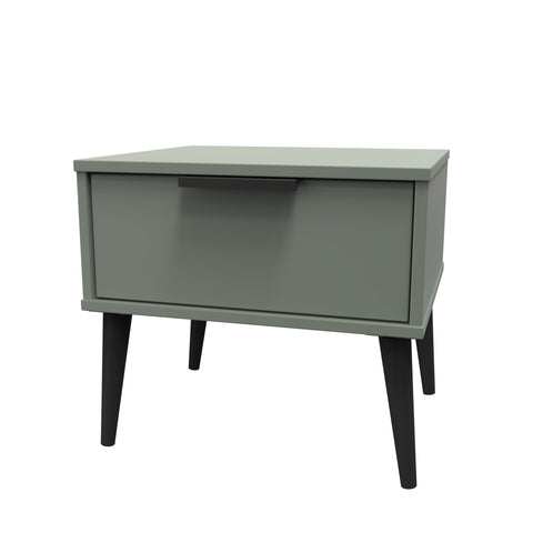 Hong Kong (Black Legs) 1 Drawer Midi Chest with Legs