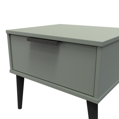 Hong Kong (Black Legs) 1 Drawer Midi Chest with Legs