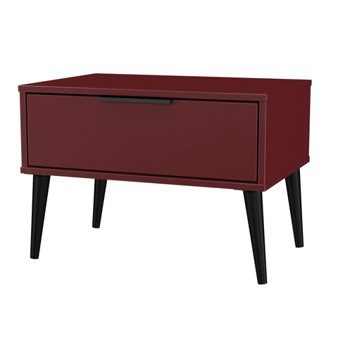 Hong Kong (Black Legs) 1 Drawer Midi Chest with Legs