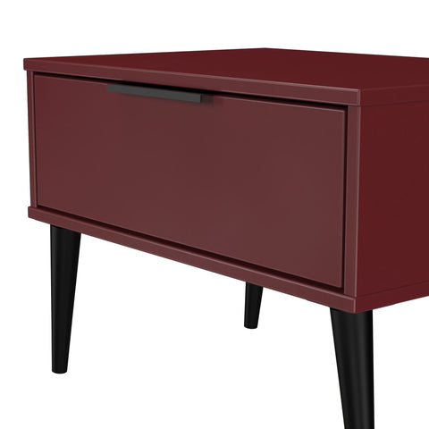 Hong Kong (Black Legs) 1 Drawer Midi Chest with Legs