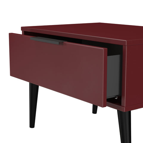 Hong Kong (Black Legs) 1 Drawer Midi Chest with Legs