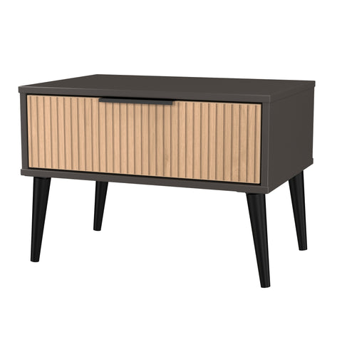Hong Kong (Black Legs) 1 Drawer Midi Chest with Legs