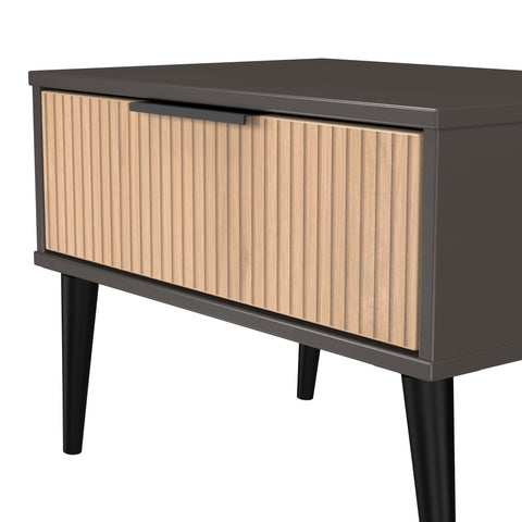 Hong Kong (Black Legs) 1 Drawer Midi Chest with Legs