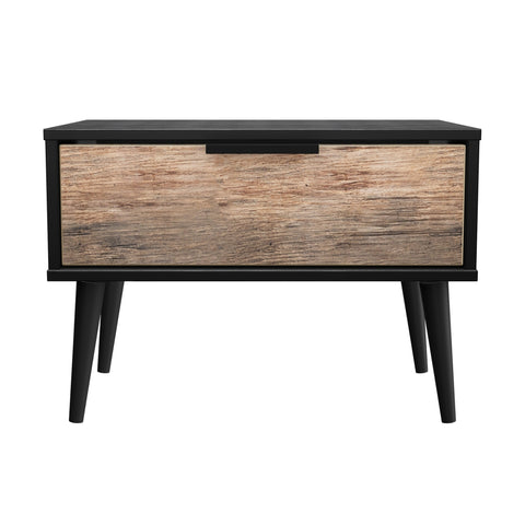 Hong Kong (Black Legs) 1 Drawer Midi Chest with Legs