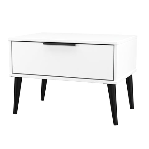 Hong Kong (Black Legs) 1 Drawer Midi Chest with Legs