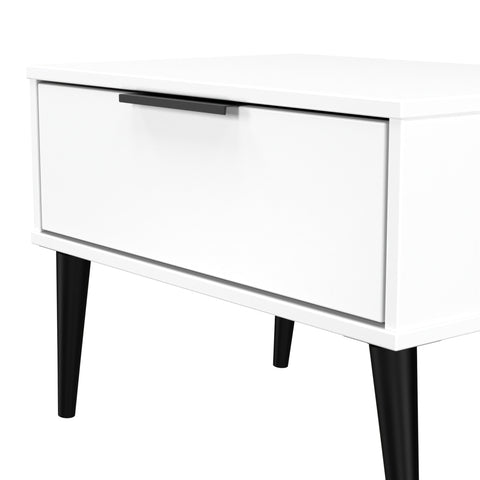 Hong Kong (Black Legs) 1 Drawer Midi Chest with Legs
