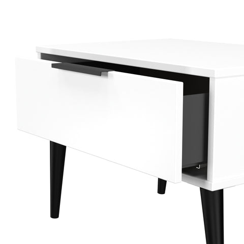 Hong Kong (Black Legs) 1 Drawer Midi Chest with Legs
