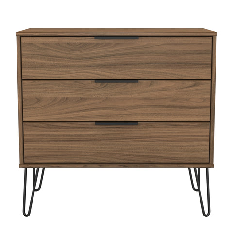 Hong Kong (Black Hairping Legs) 3 Drawer Chest