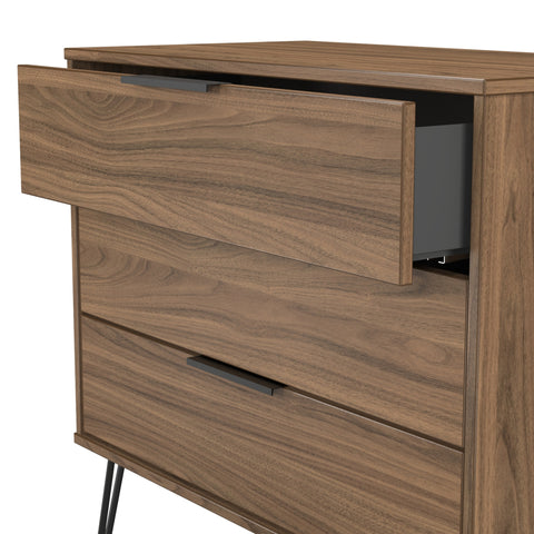Hong Kong (Black Hairping Legs) 3 Drawer Chest