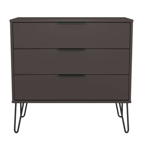 Hong Kong (Black Hairping Legs) 3 Drawer Chest