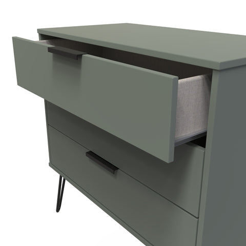 Hong Kong (Black Hairping Legs) 3 Drawer Chest