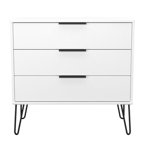 Hong Kong (Black Hairping Legs) 3 Drawer Chest