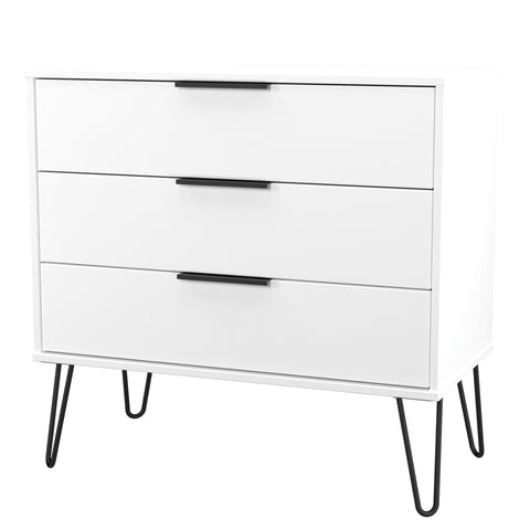 Hong Kong (Black Hairping Legs) 3 Drawer Chest