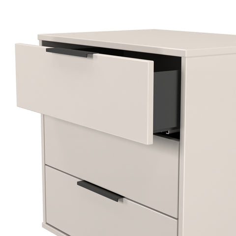 Hong Kong (Black Hairping Legs) 3 Drawer Midi Chest with Legs