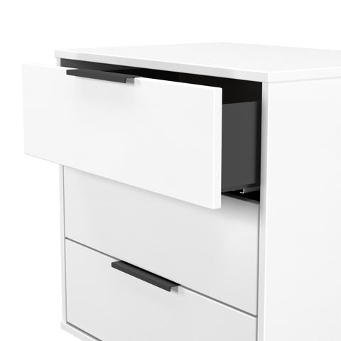 Hong Kong (Black Hairping Legs) 3 Drawer Midi Chest with Legs
