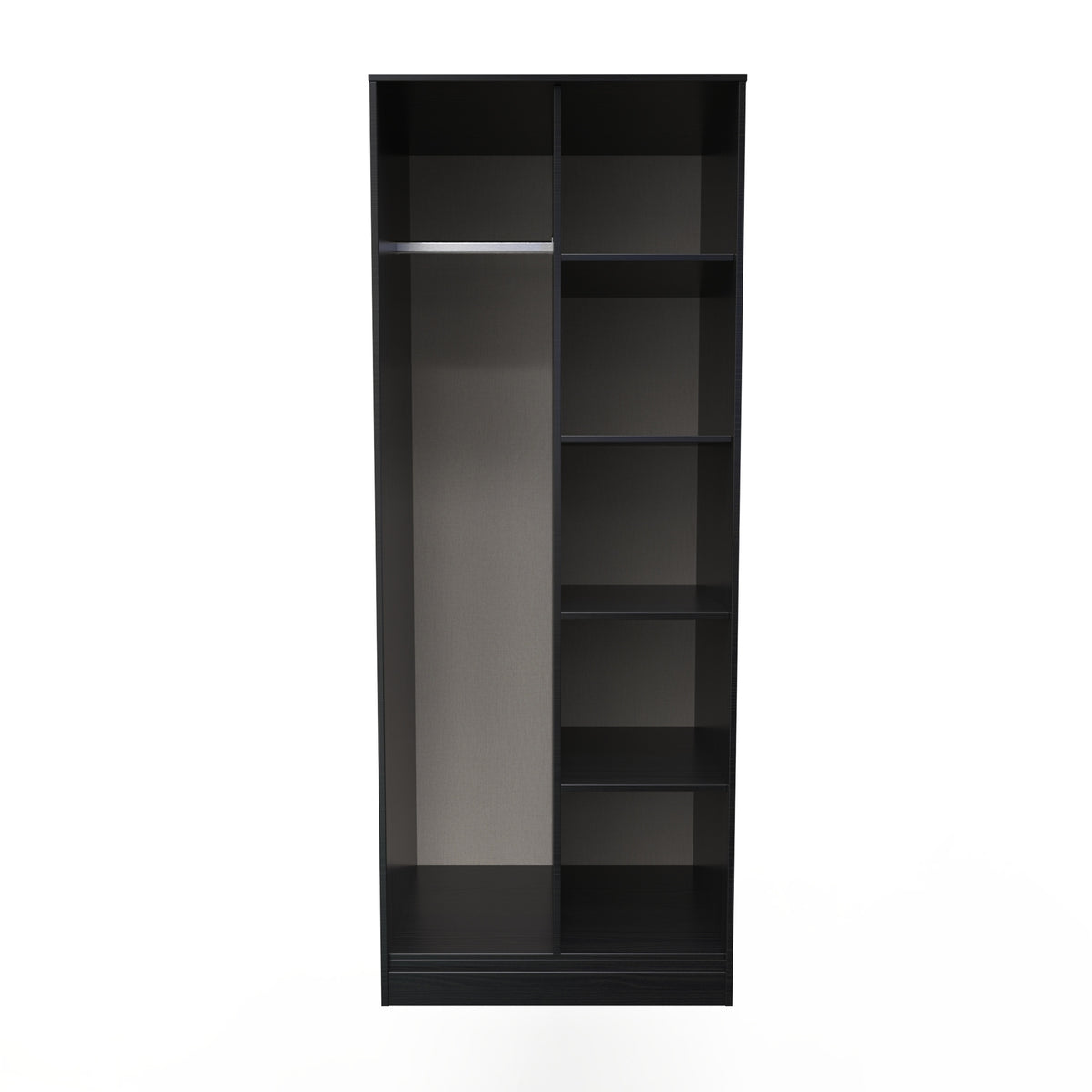 Hong Kong (Black Hairping Legs) Tall Open Wardrobe