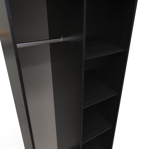 Hong Kong (Black Hairping Legs) Tall Open Wardrobe