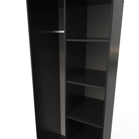 Hong Kong (Black Hairping Legs) Tall Open Wardrobe