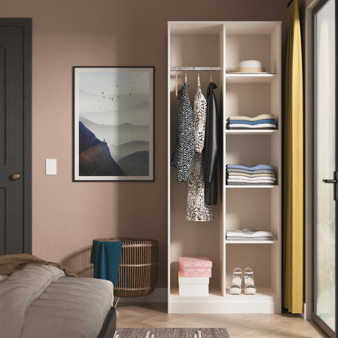 Hong Kong (Black Hairping Legs) Tall Open Wardrobe