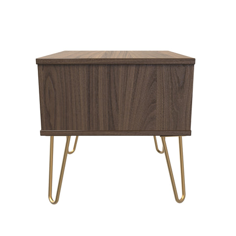 Hong Kong (Gold Hairpin Legs) 1 Drawer Midi Chest with Legs