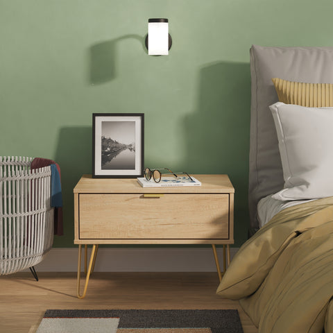 Hong Kong (Gold Hairpin Legs) 1 Drawer Midi Chest with Legs
