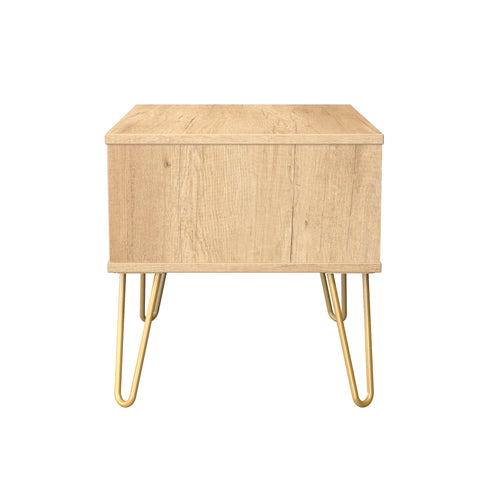 Hong Kong (Gold Hairpin Legs) 1 Drawer Midi Chest with Legs