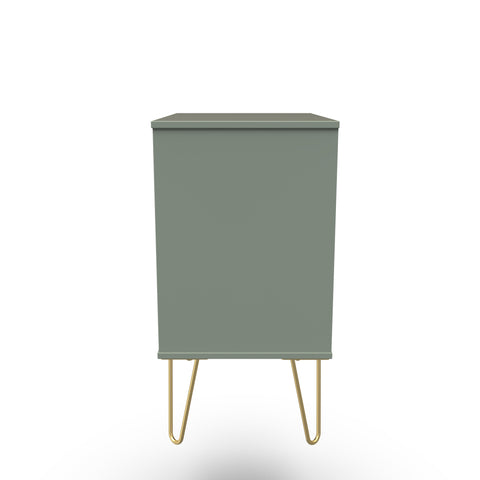 Hong Kong (Gold Hairpin Legs) 3 Drawer Midi Chest with Legs