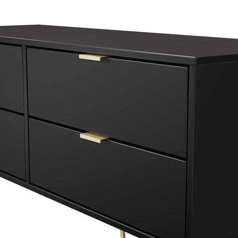 Hong Kong (Gold Hairpin Legs) 4 Drawer Bed Box