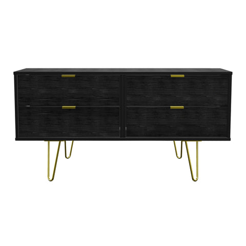 Hong Kong (Gold Hairpin Legs) 4 Drawer Bed Box