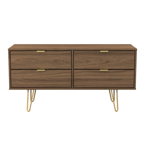 Hong Kong (Gold Hairpin Legs) 4 Drawer Bed Box