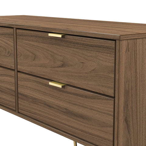 Hong Kong (Gold Hairpin Legs) 4 Drawer Bed Box