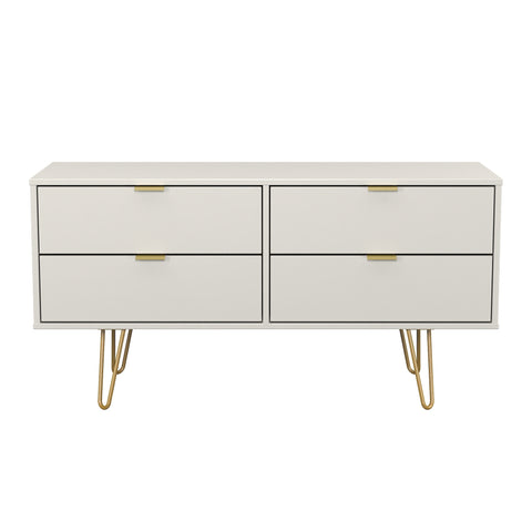 Hong Kong (Gold Hairpin Legs) 4 Drawer Bed Box