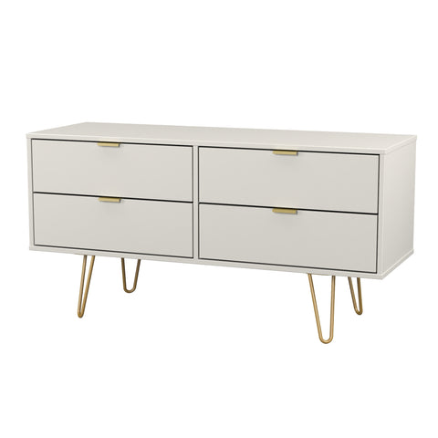 Hong Kong (Gold Hairpin Legs) 4 Drawer Bed Box