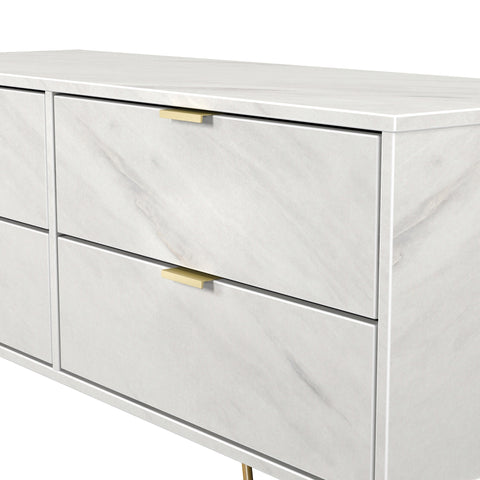 Hong Kong (Gold Hairpin Legs) 4 Drawer Bed Box