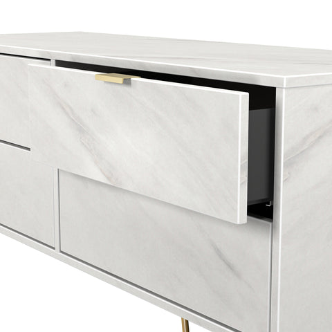 Hong Kong (Gold Hairpin Legs) 4 Drawer Bed Box
