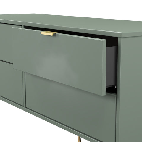 Hong Kong (Gold Hairpin Legs) 4 Drawer Bed Box