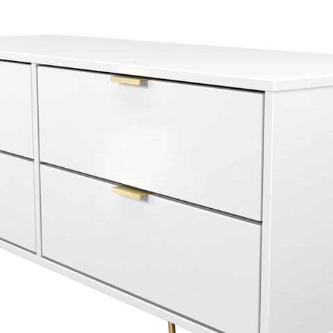 Hong Kong (Gold Hairpin Legs) 4 Drawer Bed Box