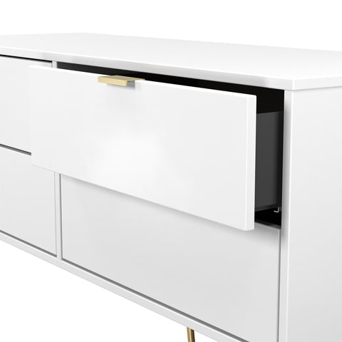Hong Kong (Gold Hairpin Legs) 4 Drawer Bed Box