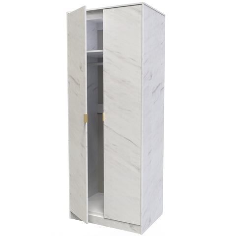Hong Kong (Gold Hairpin Legs) Tall Plain Wardrobe