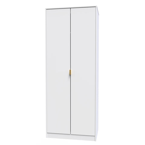 Hong Kong (Gold Hairpin Legs) Tall Plain Wardrobe