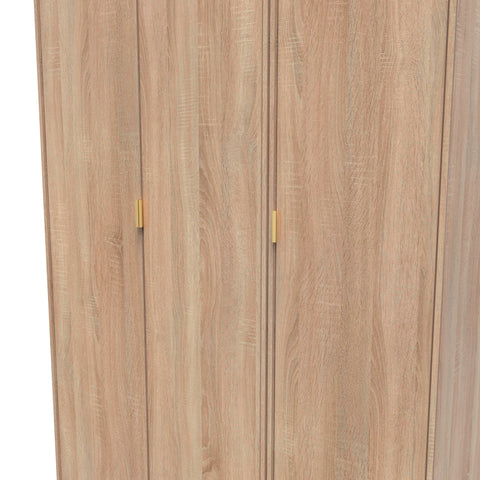 Hong Kong Tall Triple Plain Wardrobe